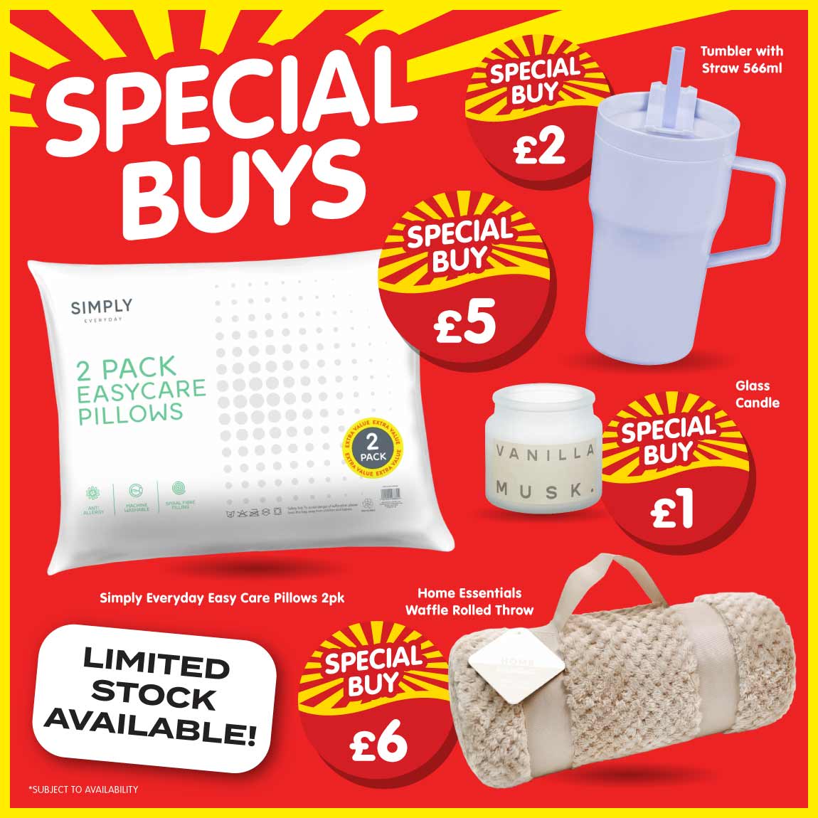 Specialbuys at B&M. home banner.